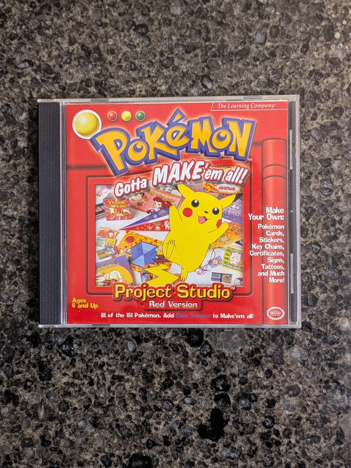 Pokemon Project Studio Red Version Gotta Make 'Em All! - CD-ROM
