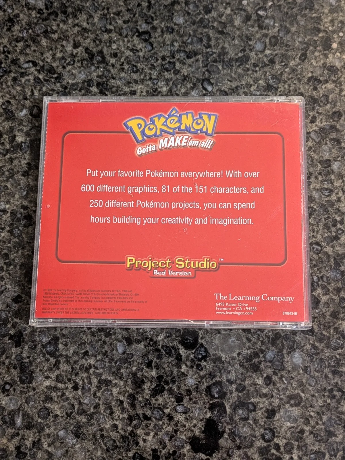Pokemon Project Studio Red Version Gotta Make 'Em All! - CD-ROM - photo 4