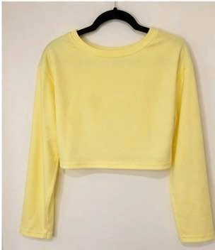 Yellow Layered Crop Top - photo 4