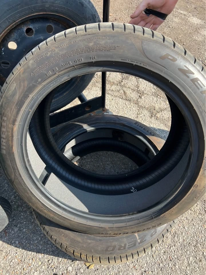 4 Pirelli P Zero Tires - 2021 Tesla Model S Plaid (Staggered) - photo 2