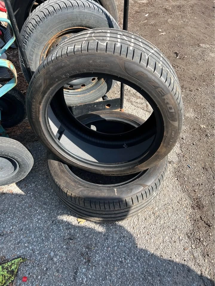 4 Pirelli P Zero Tires - 2021 Tesla Model S Plaid (Staggered) - photo 4