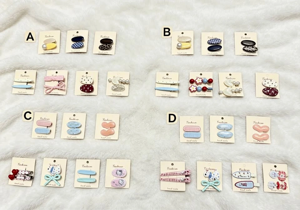 BRAND NEW Cute Fashion Hair Clips - Lots of Designs!