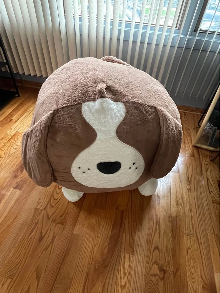 Like new Big Joe memory foam bean bag in dog style - photo 4