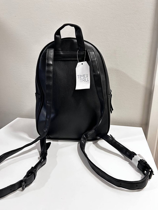 Time and Tru Black Quilted Backpack - photo 3
