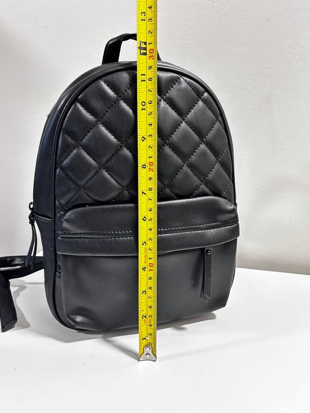 Time and Tru Black Quilted Backpack - photo 4