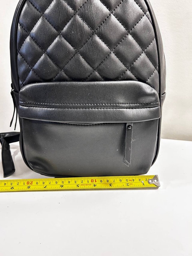 Time and Tru Black Quilted Backpack - photo 5
