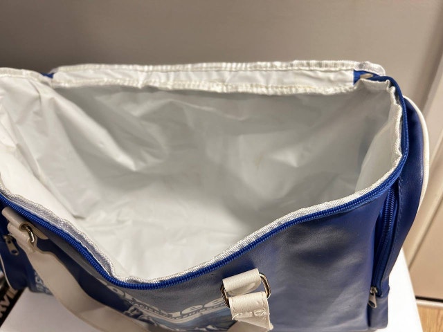 Kokanee Beer Bag. Blue Kokanee Beer Cooler Bag - photo 5