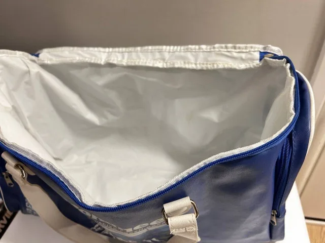 Kokanee Beer Bag. Blue Kokanee Beer Cooler Bag - photo 5