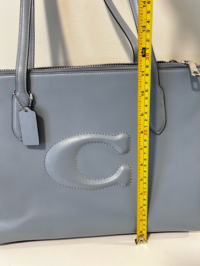 COACH Nina Tote Shoulder Bag Light blue CR096 - photo 2