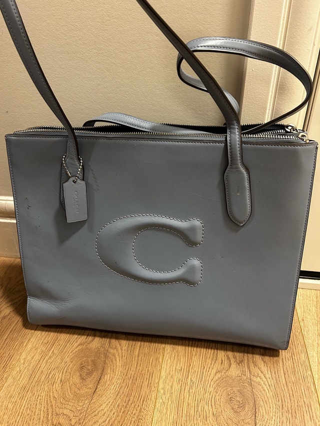 COACH Nina Tote Shoulder Bag Light blue CR096 - photo 4