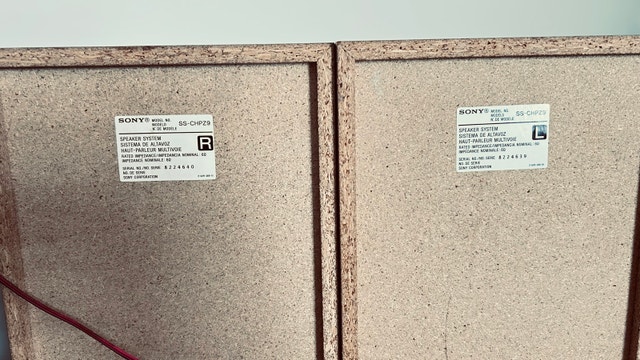 Sony SS-CHPZ9 Bookshelf Speakers - Pair - 6 Ohm - photo 2
