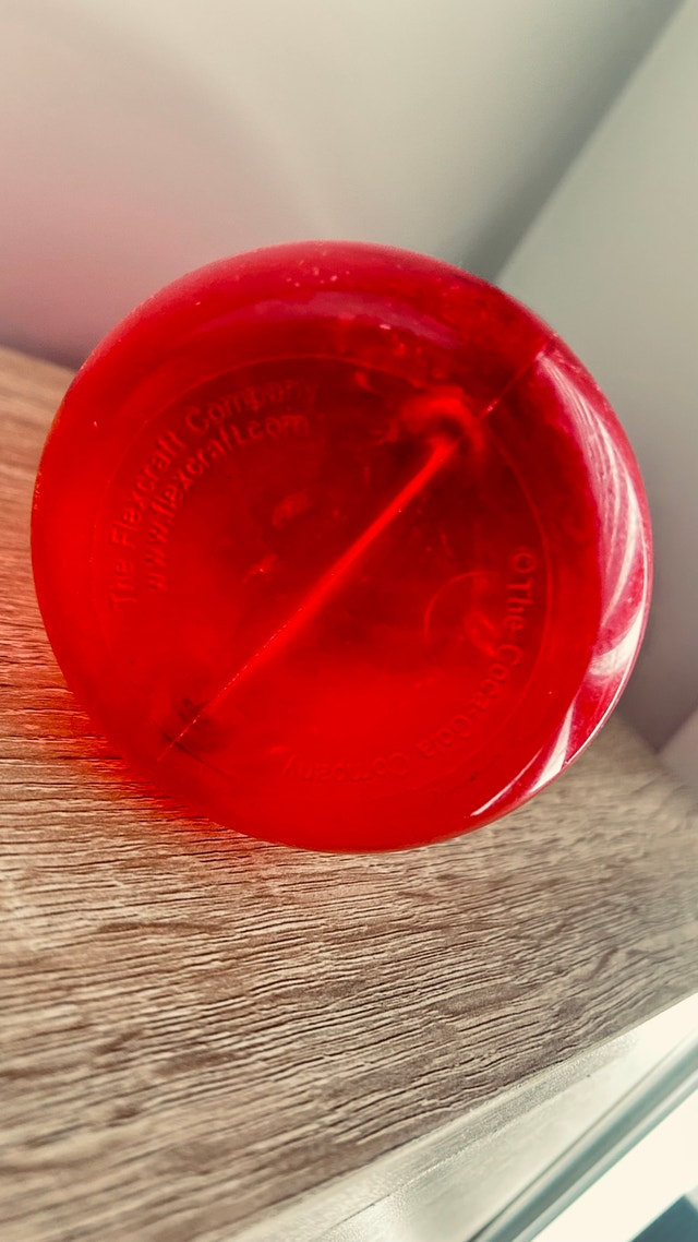 Coca-Cola Red Plastic Coin Bank Bottle – 11” Tall - photo 4