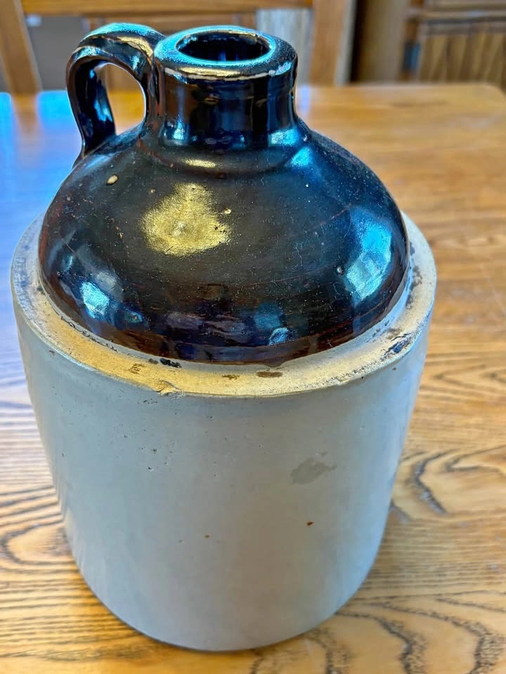 Vintage W Foley Ceramic Glazed Jug - St.Johns N.B.