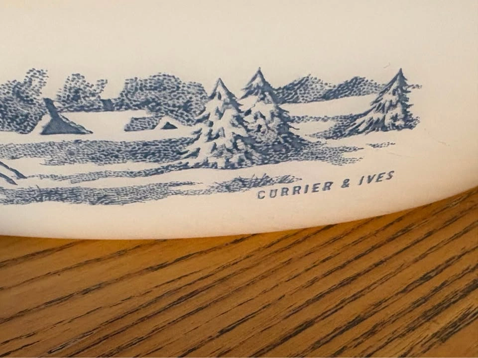 Currier and Ives Sleigh ride Glasbake J-2352 - photo 3
