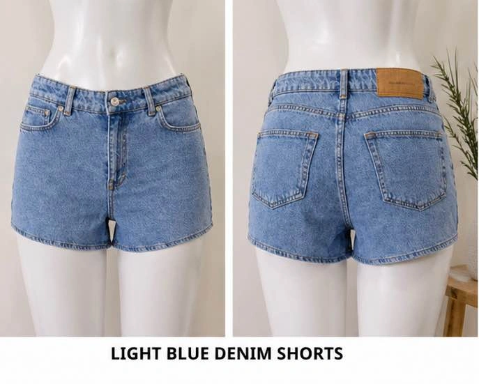 Light blue denim Short - Jeans - photo 3