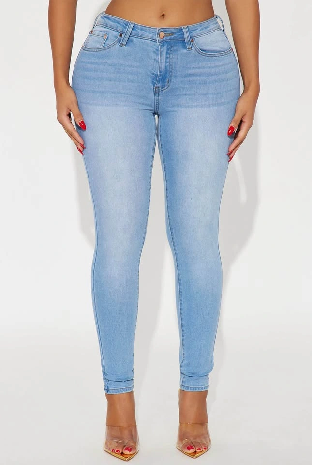 Fashion Nova LIGHT BLUE DENIM Jeans - photo 2