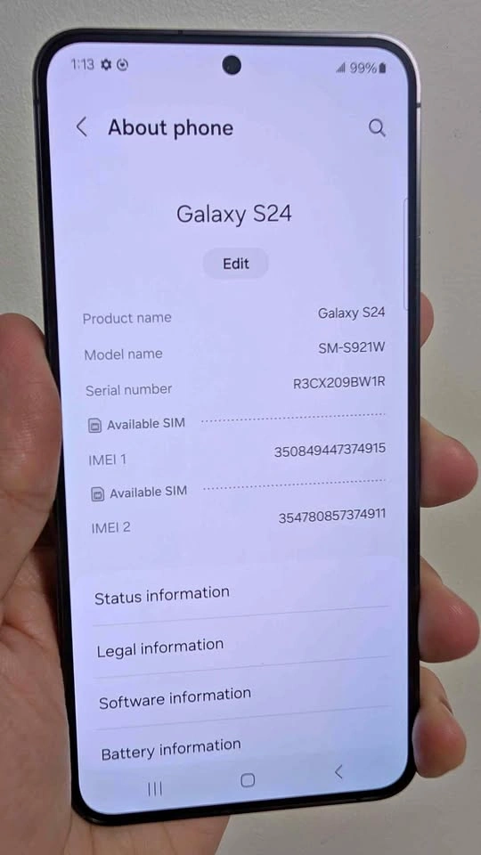 Samsung Galaxy S24 - 128GB