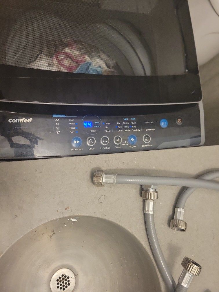 Comfee CLV16N2AMG Compact Washer - Gray - photo 4