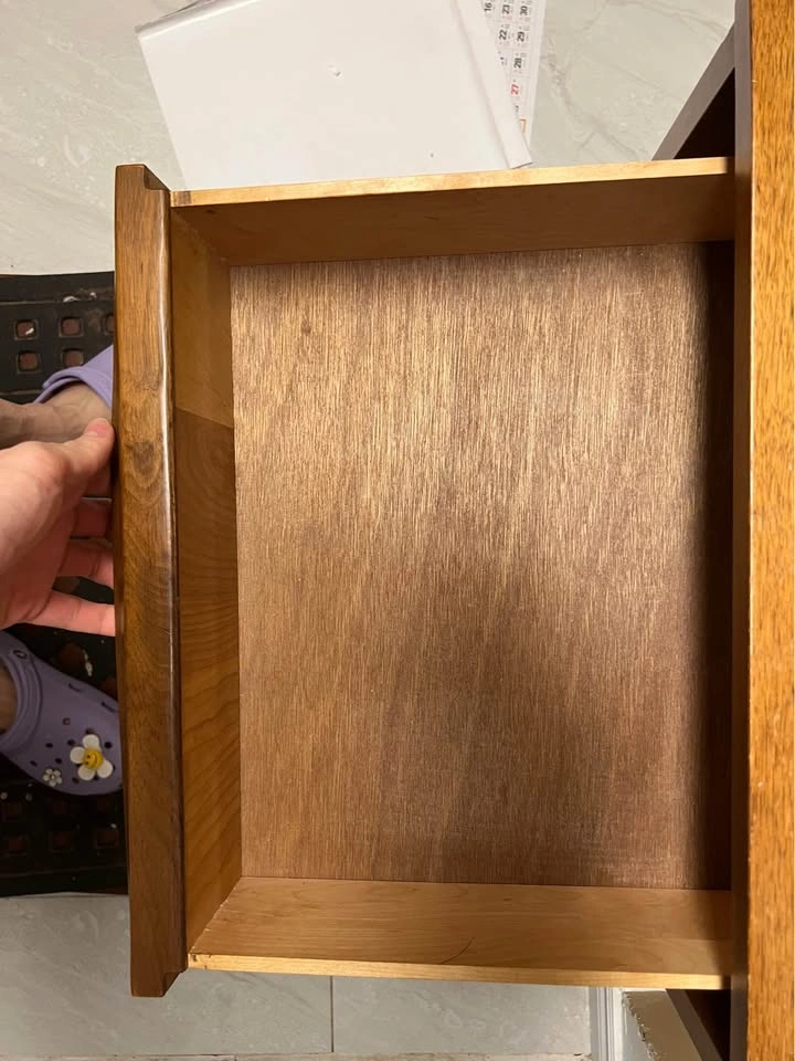 Mid-Century Modern (MCM) Walnut Nightstand - photo 4