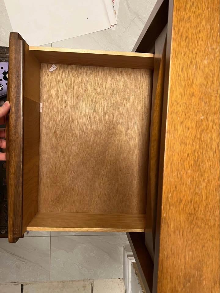 Mid-Century Modern (MCM) Walnut Nightstand - photo 5