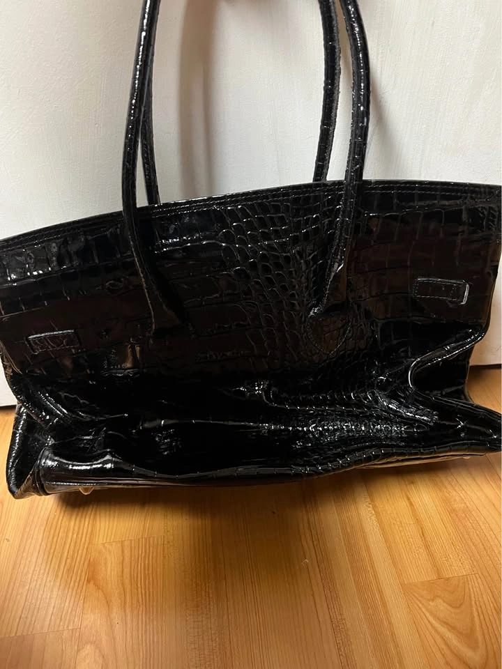 Le Solim Black Crocodile Tote - photo 2