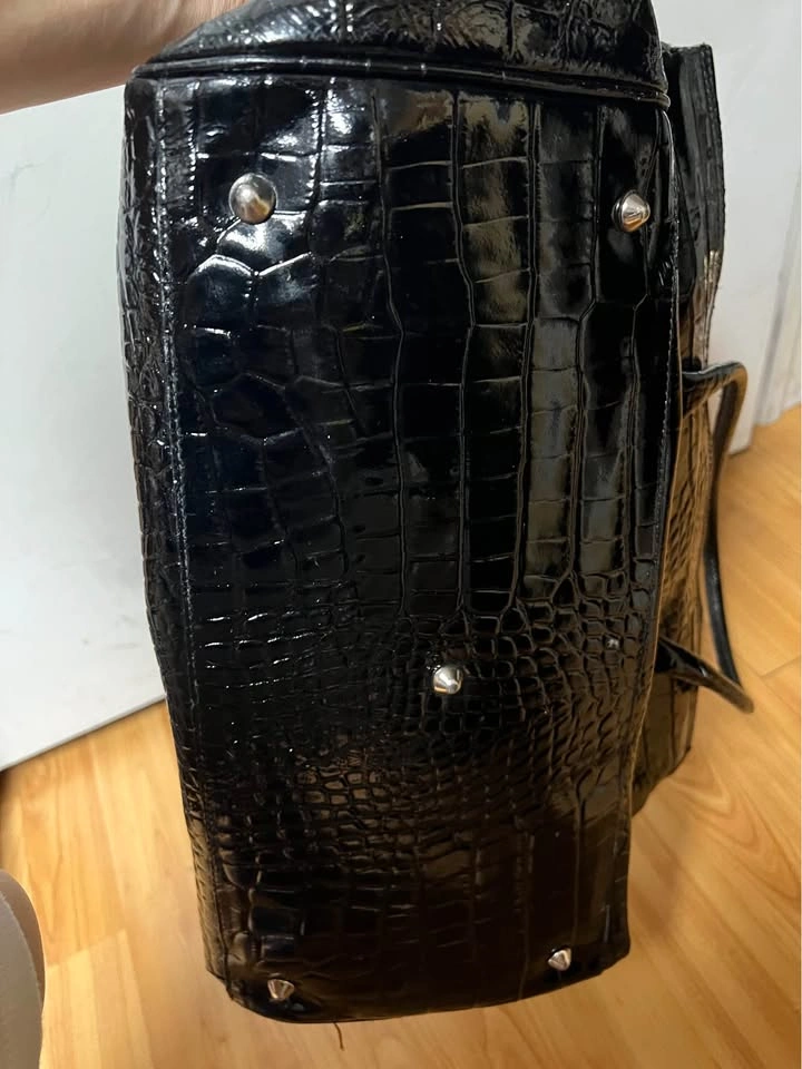 Le Solim Black Crocodile Tote - photo 3