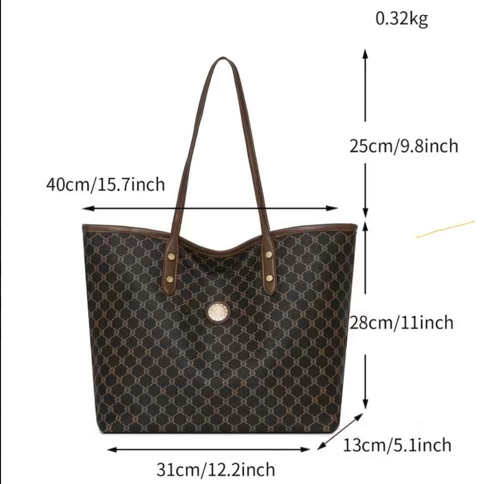 Brand new large capacity brown color hand bag for women (price i - photo 2