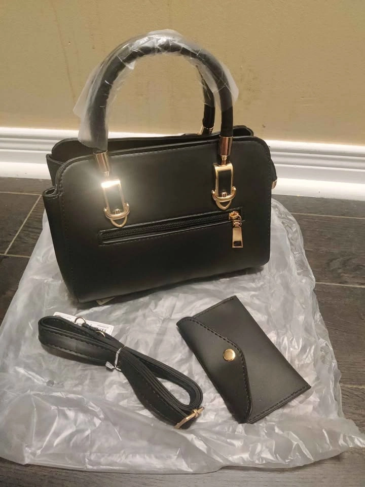 Brand new 2pc black color small fashionable hand bag for women - photo 3