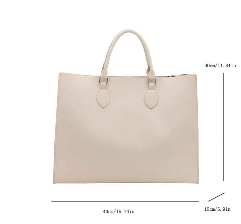 Brand new large capacity black color tote bag for women - photo 3