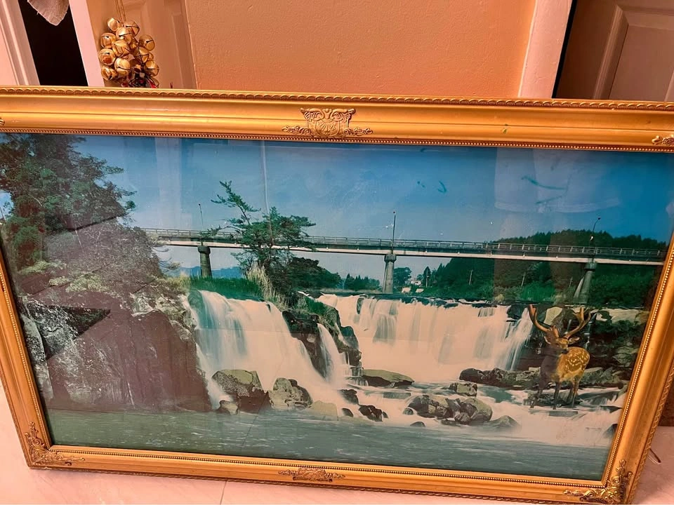 Vintage Electric Motor Waterfall Picture
