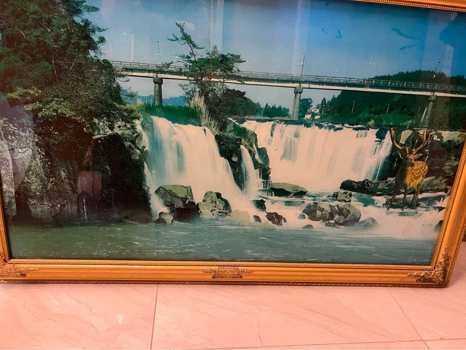 Vintage Electric Motor Waterfall Picture - photo 2