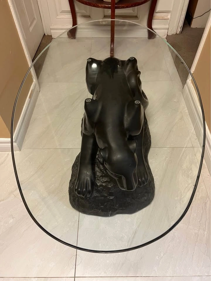 Vintage Black Panther Coffee Table - photo 2