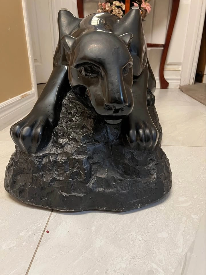 Vintage Black Panther Coffee Table - photo 3