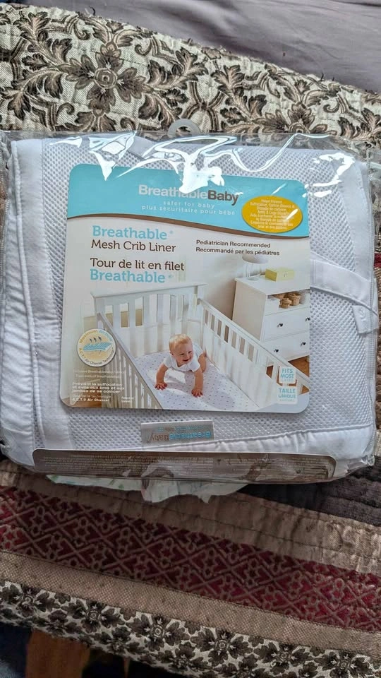 BreathableBaby Mesh Crib Liner New in Package