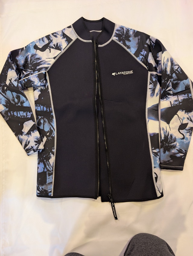 LayaTone Wetsuit Top Women 3mm Neoprene Wetsuit Jacket 2XL - NEW - photo 5