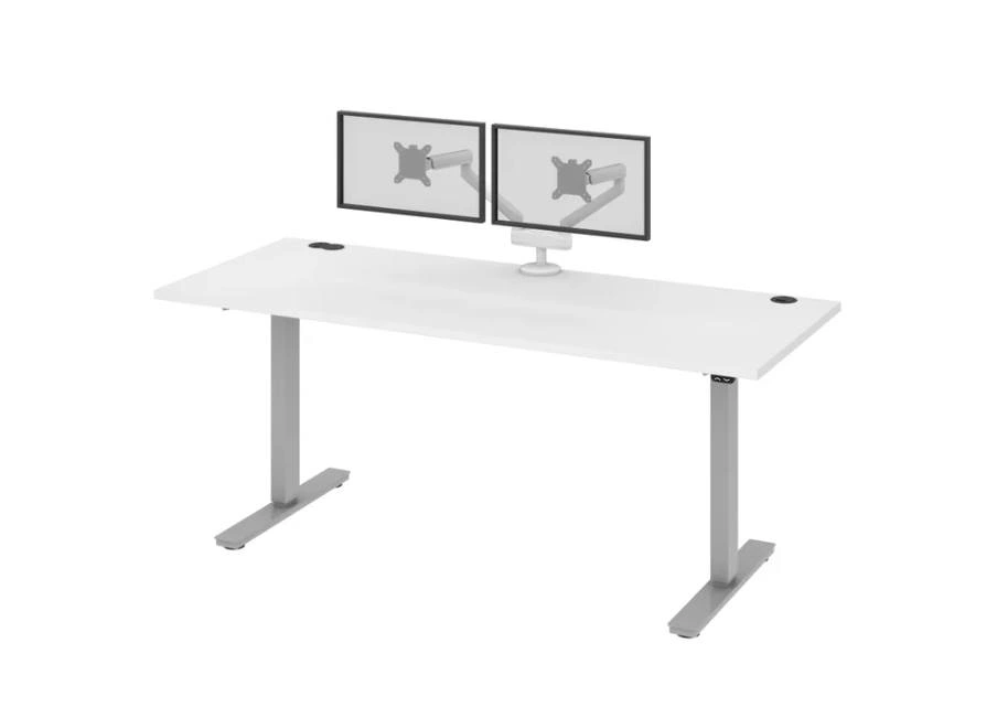 Brand New Electric Height-Adjustable Desk w/ Dual Monitor Arm - photo 4