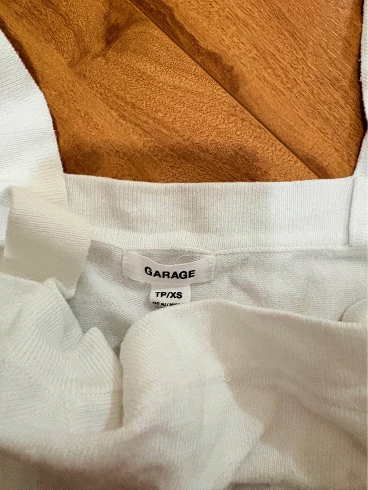 White Garage Tank size XS - photo 2