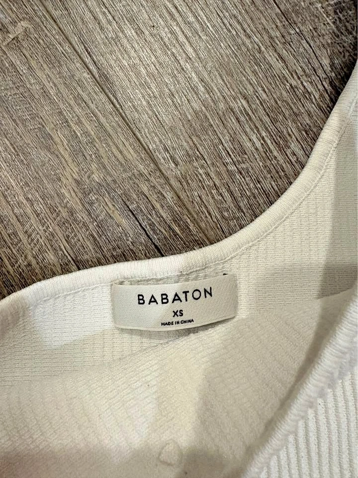 Babaton Sculpt Knit Off the Shoulder Top XS