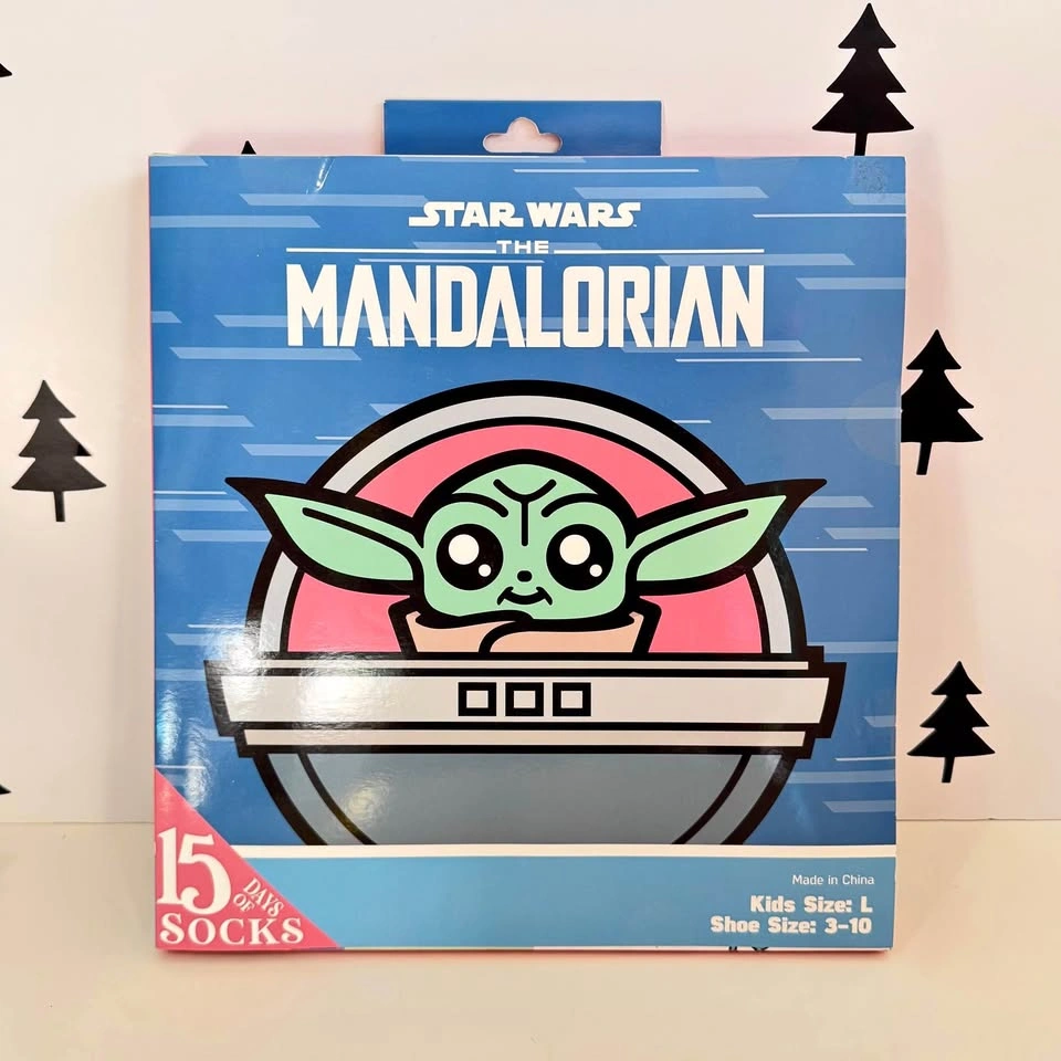 Star Wars The Mandalorian Kids Sock Set - 15 Days of Socks
