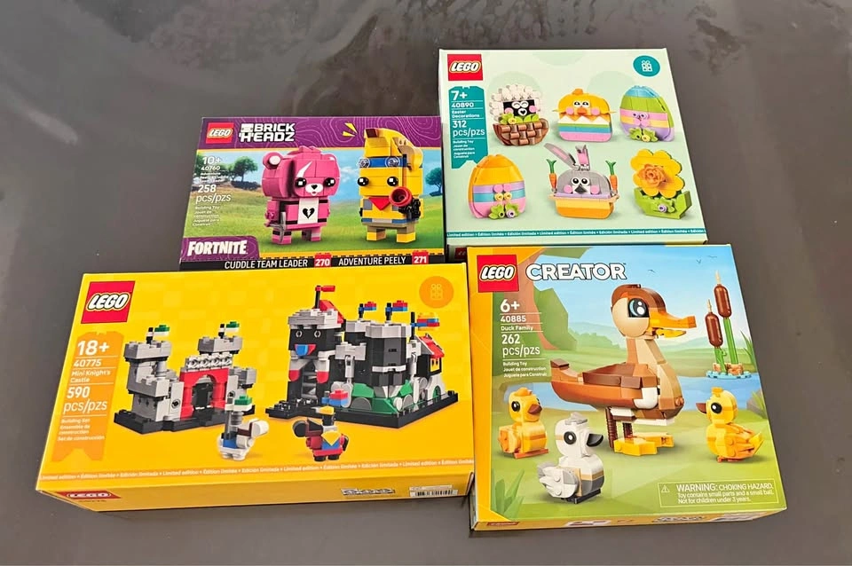 LEGO Bundle – 4 Sets New/Sealed | GWP Exclusives | 40890 40885 4