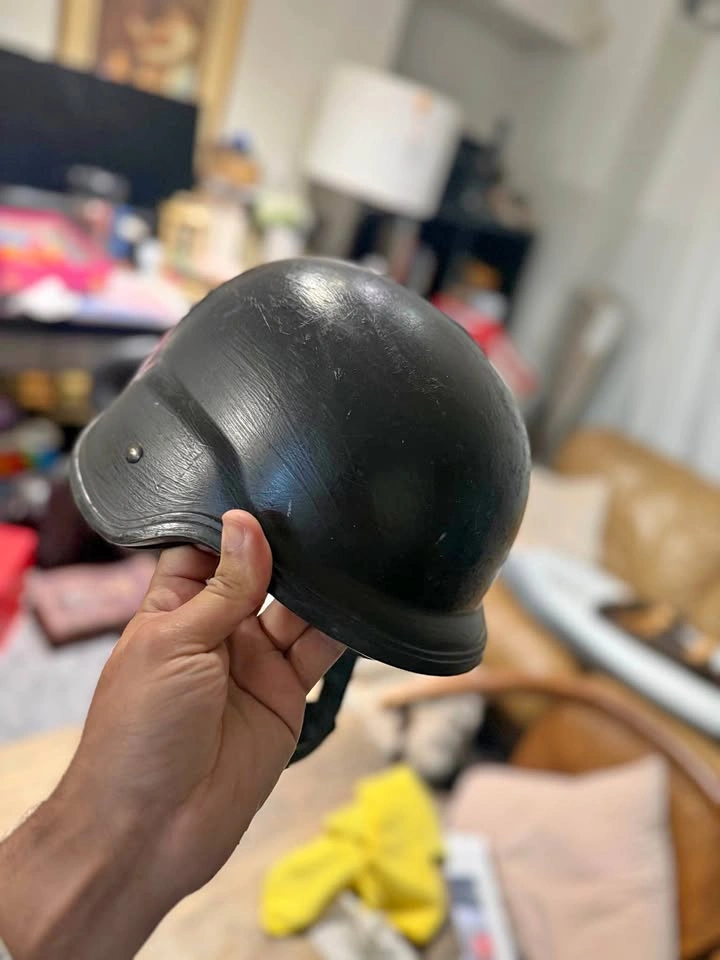 Black Protective Helmet / Hard Hat (Used)