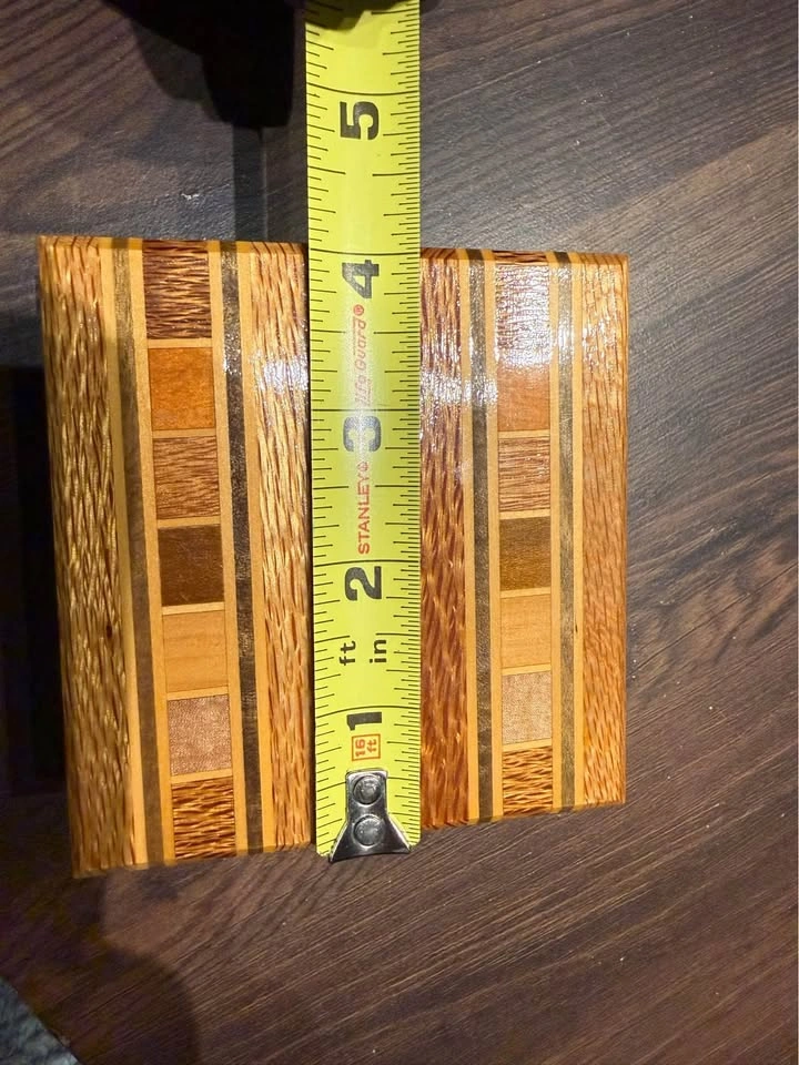Handcrafted Wooden Keepsake Box | Hawaii Souvenir | Inlaid Wood - photo 5