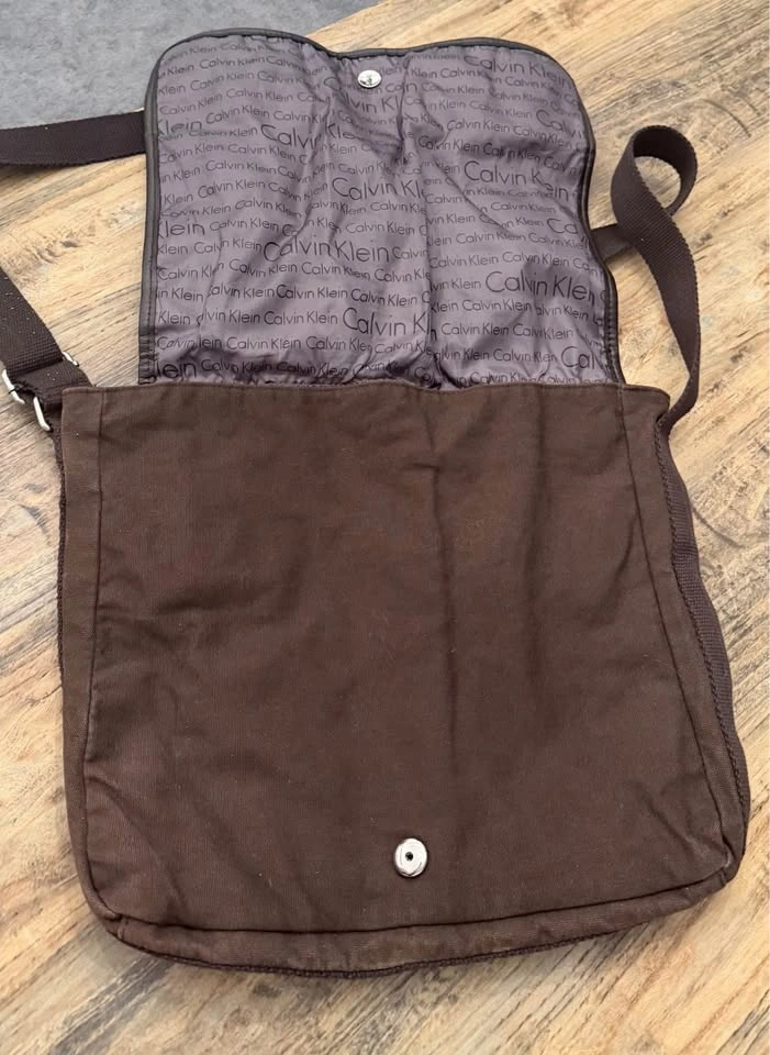 Calvin Klein Messenger Bag / Crossbody 💼 | Canvas & Leather - photo 3