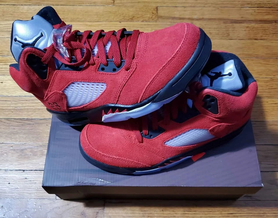Air Jordan 5 Retro 'Raging Bull' 2021 7.5 Men - photo 2