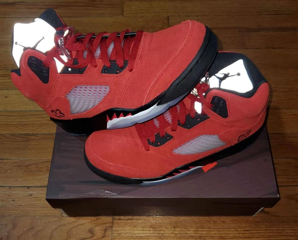 Air Jordan 5 Retro 'Raging Bull' 2021 7.5 Men - photo 3