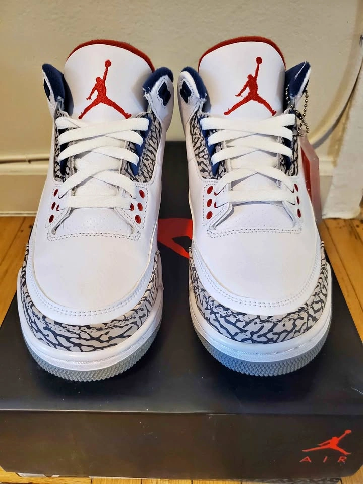 Air Jordan 3 Retro 'True Blue' 2016 Size 7.5
