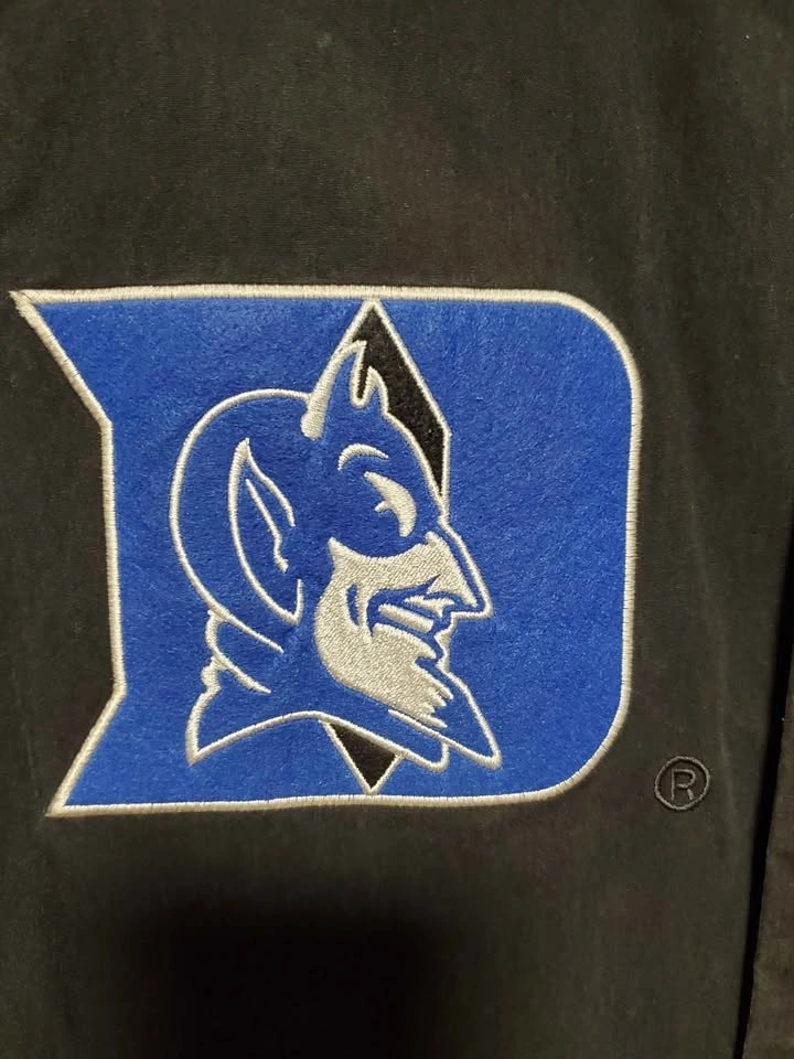 Black and Blue Nike Varsity Duke Blue Devils Jacket vintage M - photo 5
