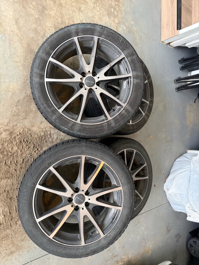 205/50R17 Nokian Surpass AS01 Summer Tires w/Core Racing Shadow