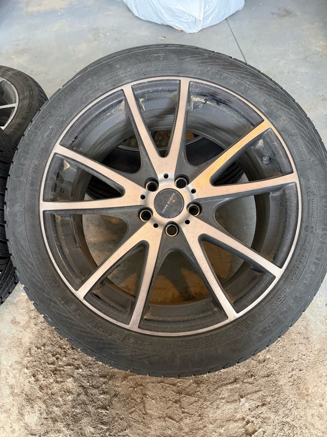 205/50R17 Nokian Surpass AS01 Summer Tires w/Core Racing Shadow - photo 2