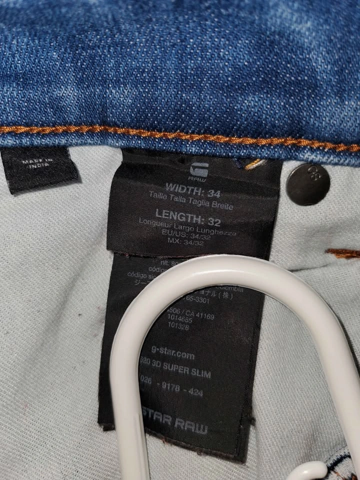 G-Star Raw Blue Jeans 3D Super Slim - photo 5